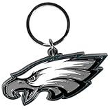 NFL Siskiyou Sports Fan Shop Philadelphia Eagles Chrome & Enameled Key Chain One Size Team Colors