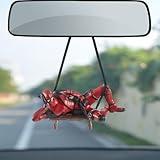 Anime Car Mirror Hanging Accessories Auto Rearview Mirror Swinging Ornament Car Interior Pendant Decoration (A)