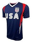 Icon Sports U.S. Soccer USMNT Adult Soccer Game Day Jersey-Inspired Shirt - Short Sleeve, Medium