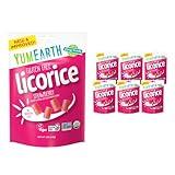 YumEarth Organic Gluten Free Strawberry Licorice Snack Packs - Allergy Friendly, Gluten Free, Non-GMO, Vegan, No Artificial Flavors or Dyes - 5 Ounce (Pack of 6)