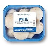 Amazon Grocery, Whole White Mushrooms, 8 Oz (Previously Fresh Brand, Packaging May Vary)