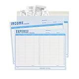 12/Pack Receipts Organizer Income & Expense Tracker Envelopes (11.4" W x 9" H heavyweight 110 lb. Cover cardstock), small business Organize keep Receipt holder for easier tax,Financial Plan envelope