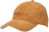Timberland Men's Cotton Canvas Baseball Cap Hat, Wheat, 1 Size