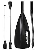 Abahub SUP Paddles - 4 Piece Adjustable Stand up Paddle - Lightweight Oar for Paddleboard, Aluminum Alloy PU Coated Shaft 68" - 86", Black Plastic Nylon Blade