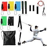 Davllin Baseball Resistance Trainer,Training Aid for Baseball Softball Pitchers,Interchangeable Grips to Build Arm Strength,Arm Bands for Baseball Players,Baseball Throwing Trainer,Great to Warm-Up