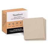 Ibambo Everyday 100% Bamboo Biodegradable Napkins (50-Pack) | Lunch Napkins Disposable for Dinner, Lunch, Events, Occasions & Entertaining | 2-Ply FSC Certified | Bamboo Paper Towels | 6.5 x 6.5 Inch