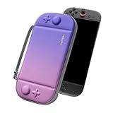 tomtoc Slim Carrying Case for Nintendo Switch 2 Model 2025, Odorless Felt Protective Hard Shell with 12 Game Card Slots, Portable Travel Storage Case with Original Patent and Military Grade Protection