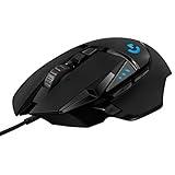 Logitech G502 HERO High Performance Wired Gaming Mouse, HERO 25K Sensor, 25,600 DPI, RGB, Adjustable Weights, 11 Programmable Buttons, On-Board Memory, PC / Mac