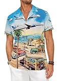 Airline Hawaiian Shirts Hawaii Shirts Vintage Aloha Airplane Evolution Memmorable Shirts Airplane Hawaii Button Down for Explorer Exploring Journey Apparel Gift for Husband Grandpa Child