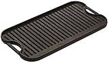 Lodge LPGI3 Cast Iron Reversible Grill/Griddle, 20-inch x 10.44-inch, Black