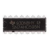 BOJACK SN74HC595N 8-Bit Counter Shift Registers 3-State Output Registers Integrated Circuits DIP-16 (Pack of 25 pcs)