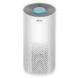 Afloia Air Purifiers for Home Bedroom Large Room Up to 1076 Ft², True HEPA Filter Air Purifier for Pets Dust Pollen Allergies Dander Mold Odor Smoke, 22dB&7 Color Light, Kilo White