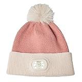 HEAD LIGHTZ Headlightz POM POM Beanie with Rechargeable LED Light - As Seen on Favorite Things 2024 List - Hands-Free Illumination for Outdoor Activities - Blush Cream