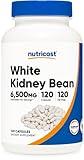 Nutricost White Kidney Beans Capsules 6,500mg Equivalent, 120 Capsules - Vegetarian Caps, Gluten Free and GMO Free