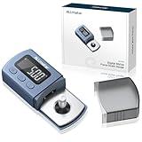 ALLmeter 0.01g/5.00g Digital Turntable Stylus Force Gauge, High-Precision Cartridge Tracking Force Scale with Blue LCD Backlight for Tonearm Phono Cartridge, Non-Magnetic & Accurate Measurement