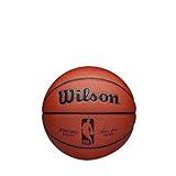 WILSON NBA Authentic Indoor/Outdoor Basketball - Brown, Size 3-22"