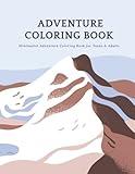 Minimalist Adventure Coloring Book: Simplistic Coloring Book for Nature Lovers & Outdoor Enthusiasts | Stress Relieving & Relaxing