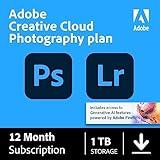 Adobe Creative Cloud Photography Plan 1TB (Photoshop + Lightroom) | 12-month Subscription with auto-renewal