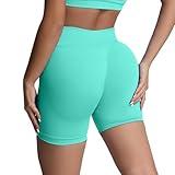 Running Workout Shorts for Women Seamless Yoga High Quick Dry Butt Lifting Athletic Fitness Sports Compression Shorts
