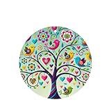 6pcs Car Air Fresheners Cards Spring Tree Floral Birds,Car Aromatherapy Tablets For Car,Home,Office,Wardrobe Shoe Cabinet