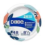 DIXIE® 8.5 INCH PAPER PLATES, 48 COUNT