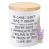 Candles Gifts for Her Funny Novelty Unique Valentines Mothers Day Anniversary Birthday Christmas Gifts for Girlfriend Wife Stocking Stuffers Lavender Scented Soy Candle