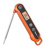 ThermoPro TP03H Digital Instant Read Meat Thermometer for Grilling Waterproof Kitchen Food LCD Thermometer with Calibration & Backlight Smoker Oil Fry Candy Thermometer