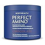 BodyHealth PerfectAmino Powder - BCAA and EAA Powder for Pre and Post Workout - Amino Acid Energy Drink Powder for Men and Women to Support Lean Muscle and Recovery - Chocolate - 30 Servings