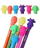 Mr. Pen- Erasers, Cap 60 Pack, Animal Eraser Caps, Erasers for Kids, Pencil Eraser, Toppers