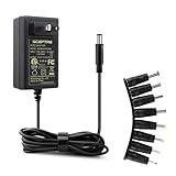 Kado Power Adapter 12V-3A 2.5A 2A 1.25A 1A AC/DC Power Cord 5.5x2.1mm with 8 Tips Made for Sceptre Monitor, Echo Smart Speaker & Display, Webcam, Router, Mini PC, Projector, CCTV, Bluetooth Speaker