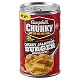 Campbell’s Chunky Soup, Cheesy Jalapeño Burger with Bacon Bits, 18.8 oz Can