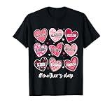 Happy Mother's Day 2024 Mothers Day Hearts Mom Day Ideas T-Shirt