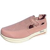 Womens Fashion Exercise Water Shoes Foam Women Shoes Classics Gym Slip on Shoes Women Sneakers(5.5,1-Pink)