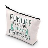 TSOTMO Book Fans Gift Book Lover Gift Movie Lover Gift Just Proposed Zipper Pouch Makeup Bag(proposed)