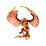 Schleich Eldrador Creatures - 7" Fire Eagle Toy - Movable Wing Lava Griffin Action Figure for Boys and Girls - Mythical Creature Figures - Fantasy Beast Figurine - Monster Toys - Kids Ages 7+ - 42511