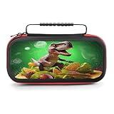 AoHanan Switch Carrying Case Dinosaur Tortilla Switch Game Case with 20 Games Cartridges Hard Shell Travel Protection Storage Case for Console & Accessories