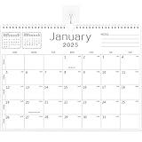 BHR Wall Calendar -Calendar 2025-2026 from January 2025 to June 2026 18 Months Calendar 14.7 inch×11 inch Julian Dates for New Year and Christmas Gifts