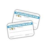 10 Hour General Industry Safety and Health Certification Card | 5pk 2x3.5” Plastic Pocket Wallet OSH Signature Training Study Guide