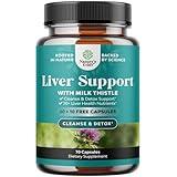 Liver Cleanse and Detox & Repair Formula - Herbal Liver Support Supplement with Milk Thistle Dandelion Root & Artichoke Extract for Liver Health - Silymarin Milk Thistle Liver Detox Capsules