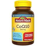 Nature Made CoQ10 200mg, Dietary Supplement for Heart Health Support, 105 Softgels, 105 Day Supply