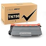 v4ink Compatible Toner Cartridge Replacement for Brother TN-750 TN750 TN-720 High Yield Toner Black for Brother hl-5470dw hl-6180dw HL-5450dn dcp-8110dn mfc-8710dw mfc-8950dw Printer, 1 Pack