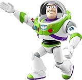 Mattel Disney Pixar Toy Story Talking Buzz Lightyear Action Figure with Motion, Action Chop 10-inch Collectible Toy with 30+ Sounds & Phrases