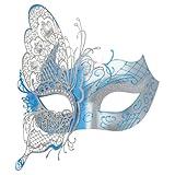 Coddsmz Mysterious Venetian Butterfly Shiny Butterfly Lady Masquerade Halloween Mardi Gras Party Mask