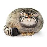 Pallas Cat Stuffed Animal, Steppe Cat Plush Cute Plushies for Girls,Kitten Soft Plush Throw Pillow Doll Big Plush Toy Decoration Doll Gift for Kids Boys Body Pillow 45cm/18inch