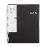 Blue Sky 2024-2025 Academic Year Weekly and Monthly Planner, July 2024 - June 2025, 8.5" x 11", Flexible Cover, Wirebound, Enterprise (150144)