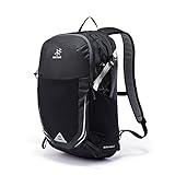 KAILAS Adventure 22L Small Hiking Backpack Lightweight Daypack for Women Men Outdoor Backpacking Camping Trip Travelling Bag Ultralight Waterproof Pitch-Black