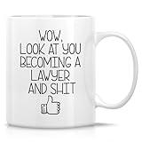 Retreez Funny Mug for New Lawyers - Legal Humor - 11 Oz Ceramic Coffee Cup for Law School Graduates - Birthday, Graduation And Appreciation Gift for New Attorneys, Legal Practitioner, Bar Exam Success