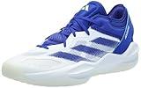 adidas Unisex Adizero Select 2.0 Basketball Sneaker, White/Lucid Blue/White, 7 US Men