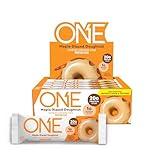 ONE Protein Bars, NEW Recipe Maple Glazed Doughnut, Gluten Free Protein Bars with 20g Protein and 1g Sugar, Pantry Staples, 2.12 oz (12 Count)