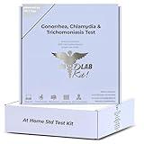 247Labkit at-Home STD Testing Kit for Men & Women | Trichomoniasis, Gonorrhea & Chlamydia Test – Discreet and Accurate Results – Private and Secure – CLIA Certified Labs – Testing on Your Own Terms